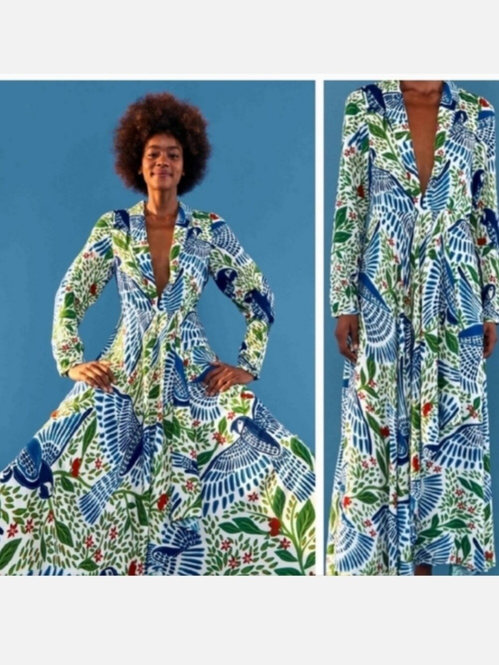 Farm Rio Macaw Flight Maxidress - Picture 2 of 4